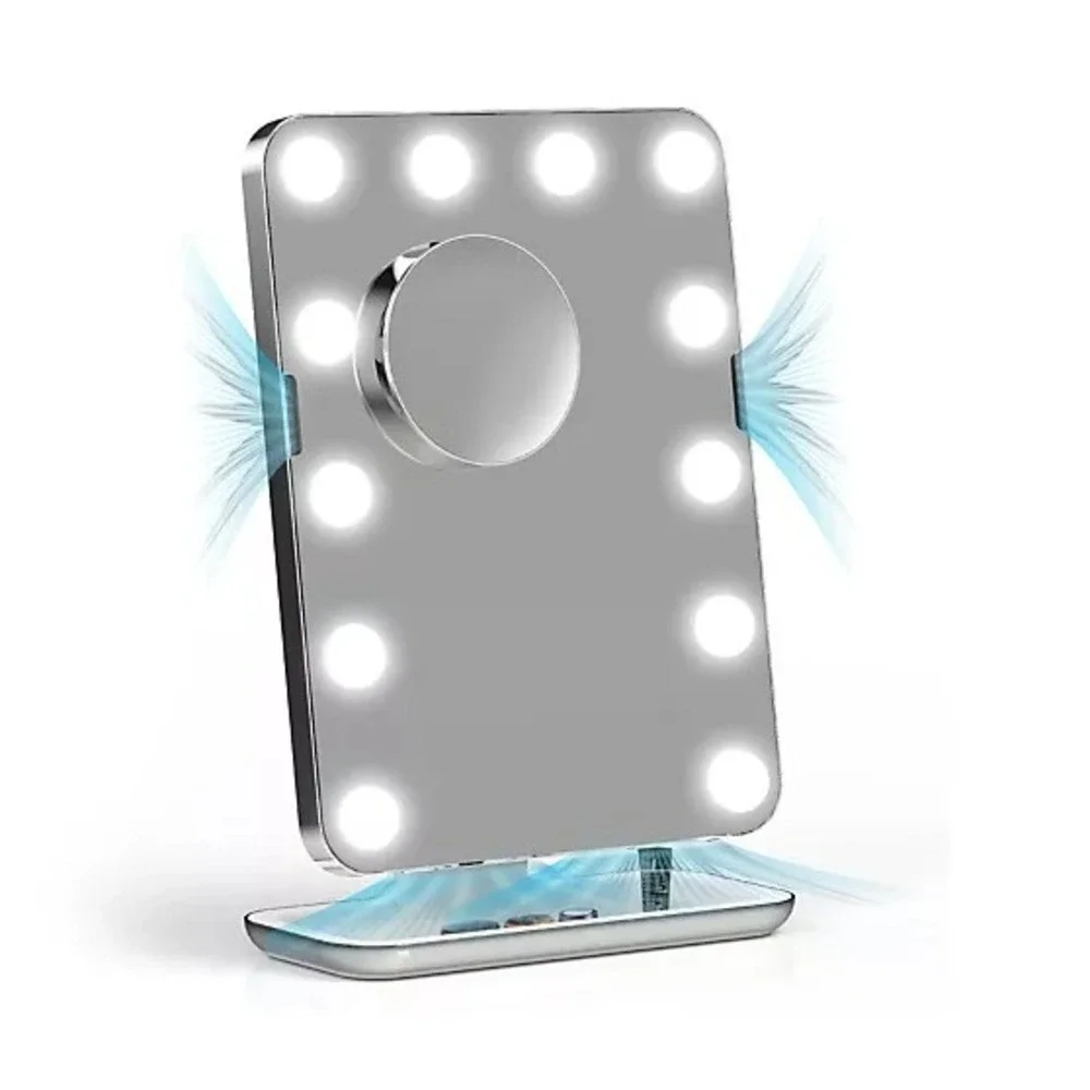 Sharper Image SpaStudio Hollywood Vanity Mirror with Fans V57002
